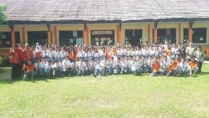Sosialisasi Bahaya Narkoba pada MPLS SMAN 1 Sungai Betung pada hari Kamis, 11 Juli 2019