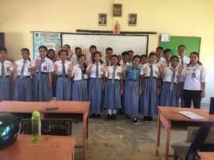 Sosialisasi Bahaya Narkoba pada MPLS SMAN 1 Sungai Betung pada hari Kamis, 11 Juli 2019