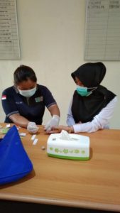 Rapid Test Covid-19 bagi Personil BNNK Bengkayang