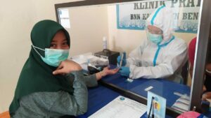 Rapid Test Covid-19 Bagi Pegawai BNN Kabupaten Bengkayang