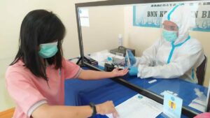 Rapid Test Covid-19 Bagi Pegawai BNN Kabupaten Bengkayang