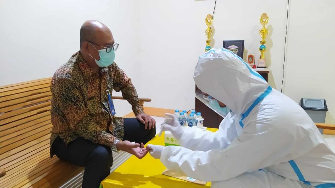 Rapid Test Covid-19 Bagi Pegawai BNN Kabupaten Bengkayang