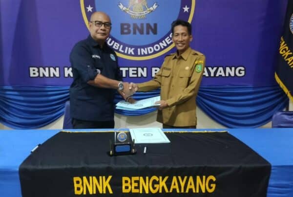 PENANDATANGANAN PERJANJIAN KERJASAMA BNNK BENGKAYANG DENGAN DISDIKBUD KAB. BENGKAYANG