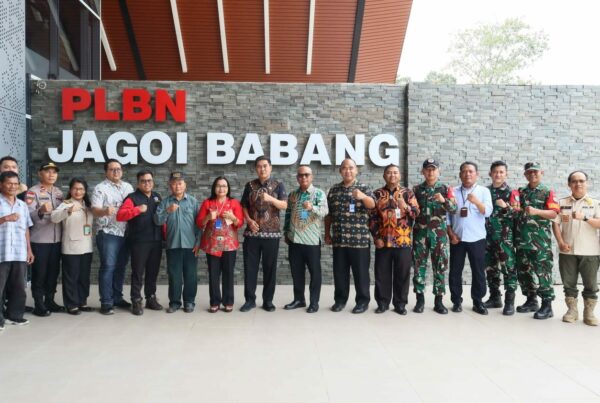 Kunjungan Kerja ke Pos Lintas Batas Negara (PLBN) Jagoi Babang Kabupaten Bengkayang